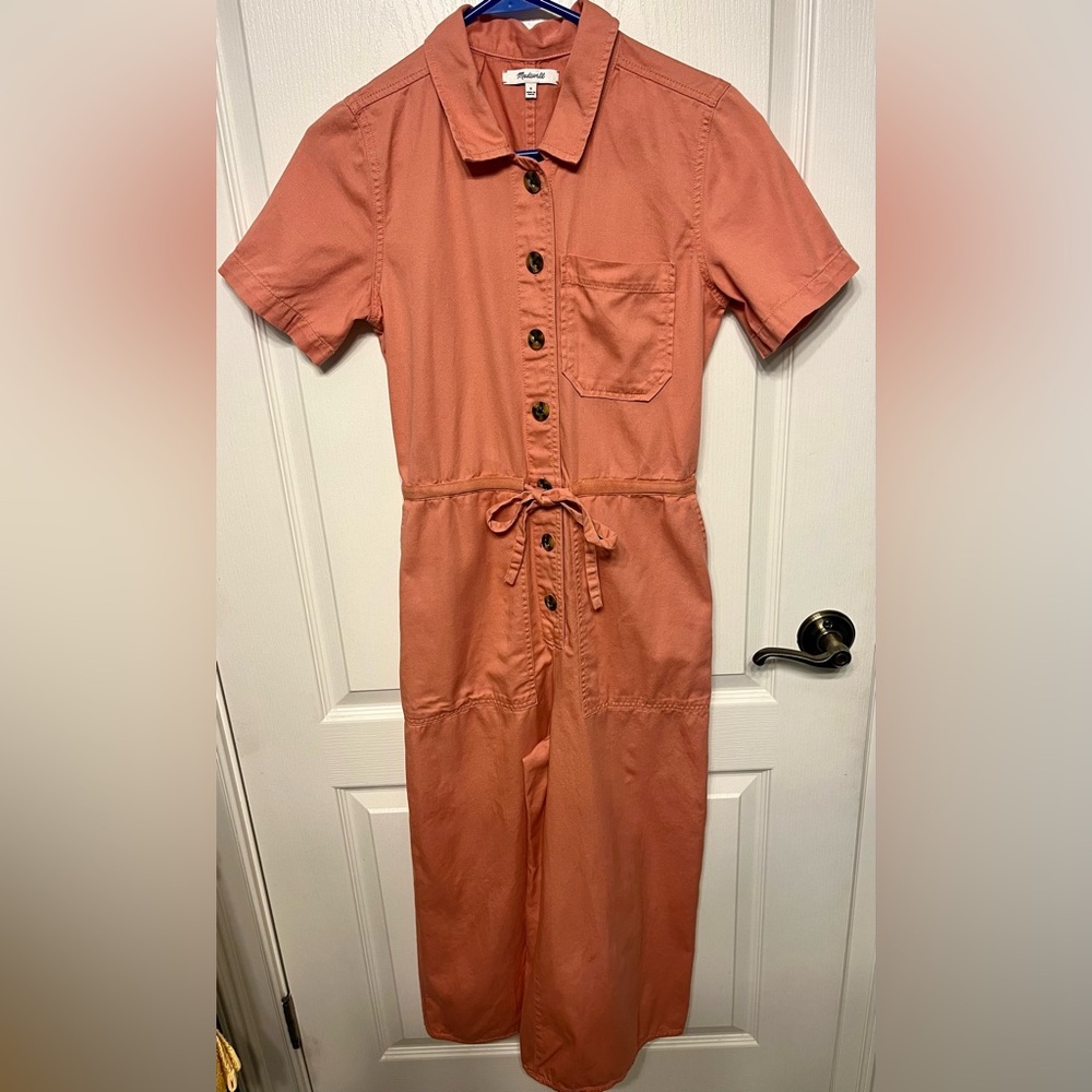 Madewell wide leg utility jumpsuit